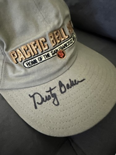 DUSTY BAKER 2000 SF Giants Inaugural season SIGNED VTG NEW ERA CAP HAT JSA COA - Picture 2 of 8