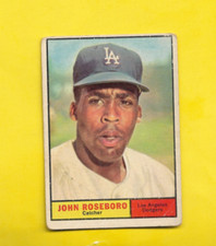 1961 Topps John Roseboro #363 Los Angeles Dodgers G/VG FREE SHIPPING