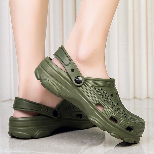 Casual Men Clogs Breathable Crocs Slippers Lightweight Sandals Outdoor Travel Sh - Picture 2 of 29