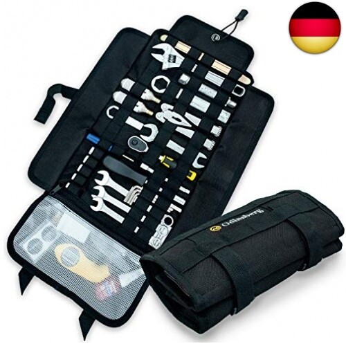 Heavy Duty Tool Roll Werkzeugrolle für Motorrad ohne Inhalt - Werkzeugtasche 