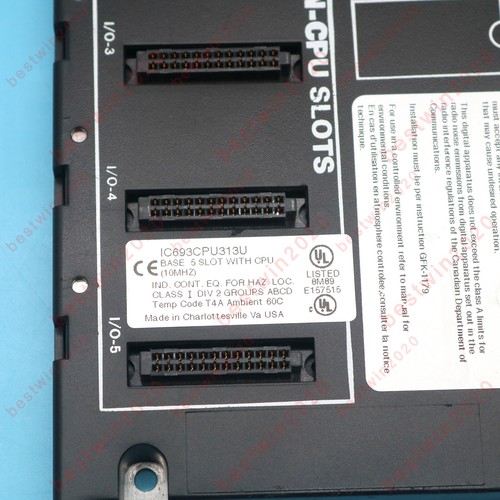 For GE fanuc IC693CPU313U Used Module backplane tested ship DHL - Picture 2 of 5