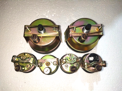 Smiths kit -Elec Temp Oil Fuel Volt Gauge 0-120MPH Speedo 0-80 RPM 100mm YC - Picture 2 of 3