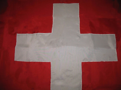 3x5 Gestickte Genähte Schweiz Schweizer 210D Nylon Flagge
