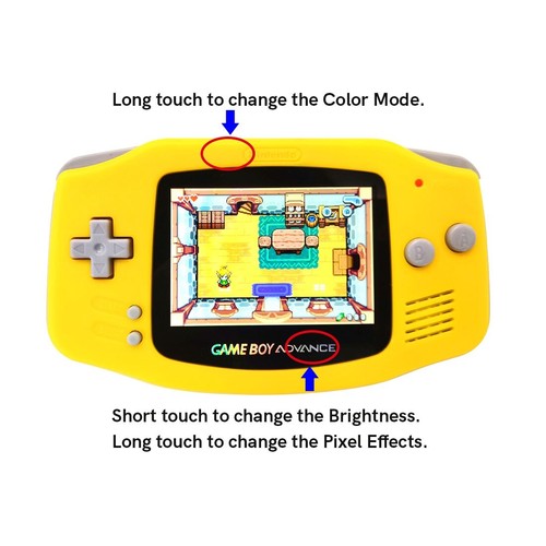 HISPEEDIDO New UV Shell V5 GBA IPS HD Laminated 3.0"Screen Battery Kits For GBA - Picture 5 of 31