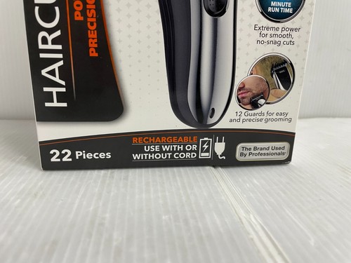 WAHL CORTE DE PELO Y BARBA RECARGABLE 22 PIEZAS. KIT CORTAPELOS (9639-2201) -NUEVO- - Imagen 4 de 13