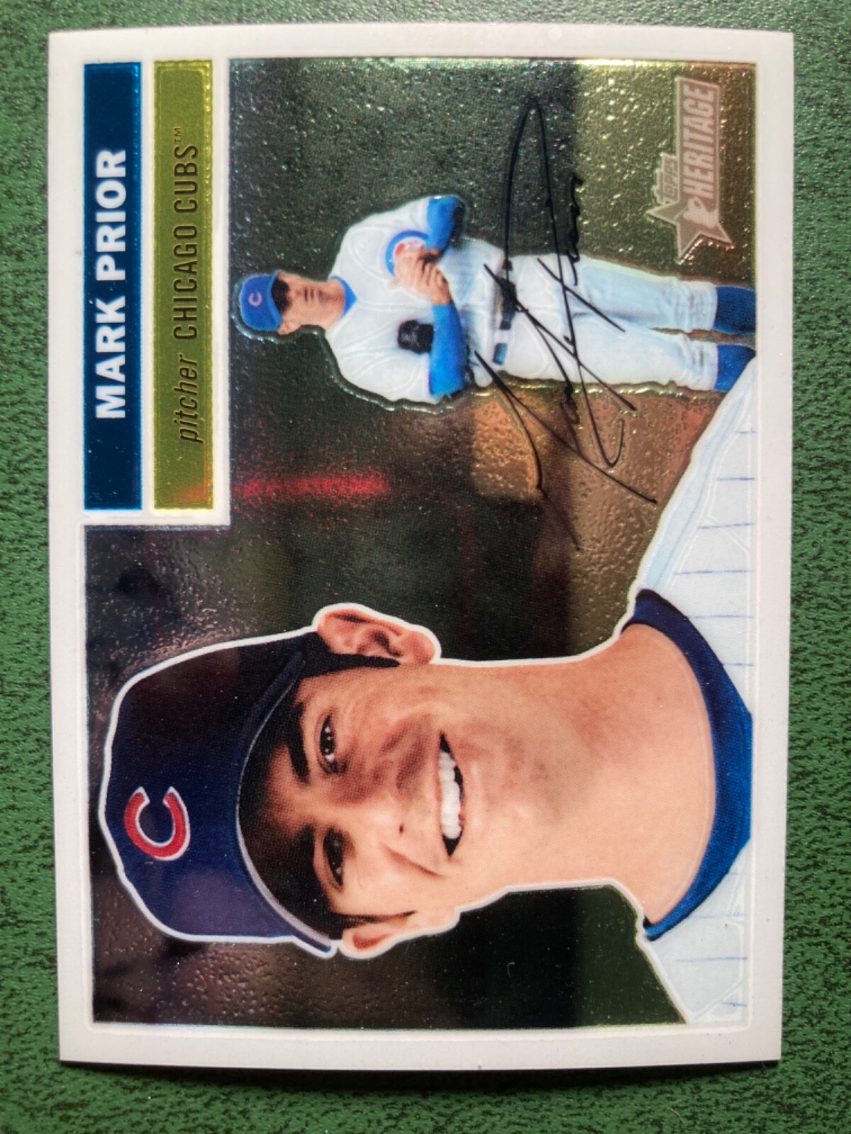 2005 Topps Heritage Chrome #THC9 Mark Prior Cubs 1907/1956