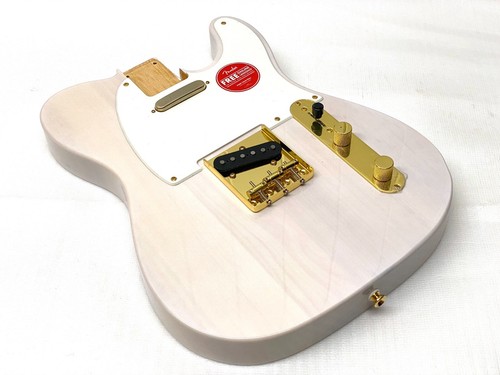 HERRAJES DORADOS de espesor completo Classic Vibe Fender Squier años 50 CUERPO TELE CARGADO - Imagen 5 de 24