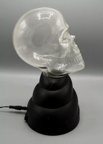 De colección Can You Imagine Cristal Plasma Calavera Halloween utilería Lámpara Relámpago Decoración FUNCIONA - Imagen 12 de 13