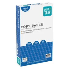 COPY PRINTER PAPER (8.5" X 14") 92 Bright White, 20 Lb., 1 Ream (500 Sheets)