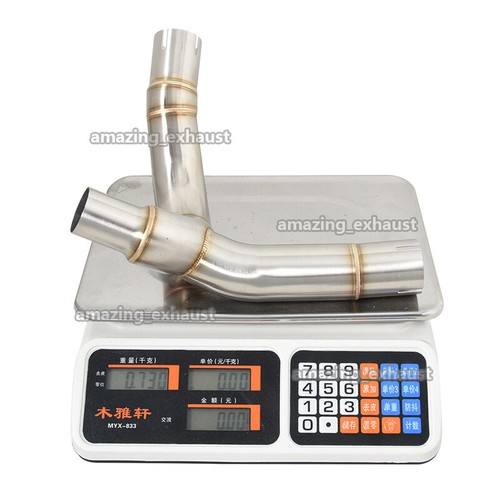 Tubo de sistema de escape Slip On para Ducati Monster 937 950 2021-2025 tubo de enlace medio - Imagen 2 de 9