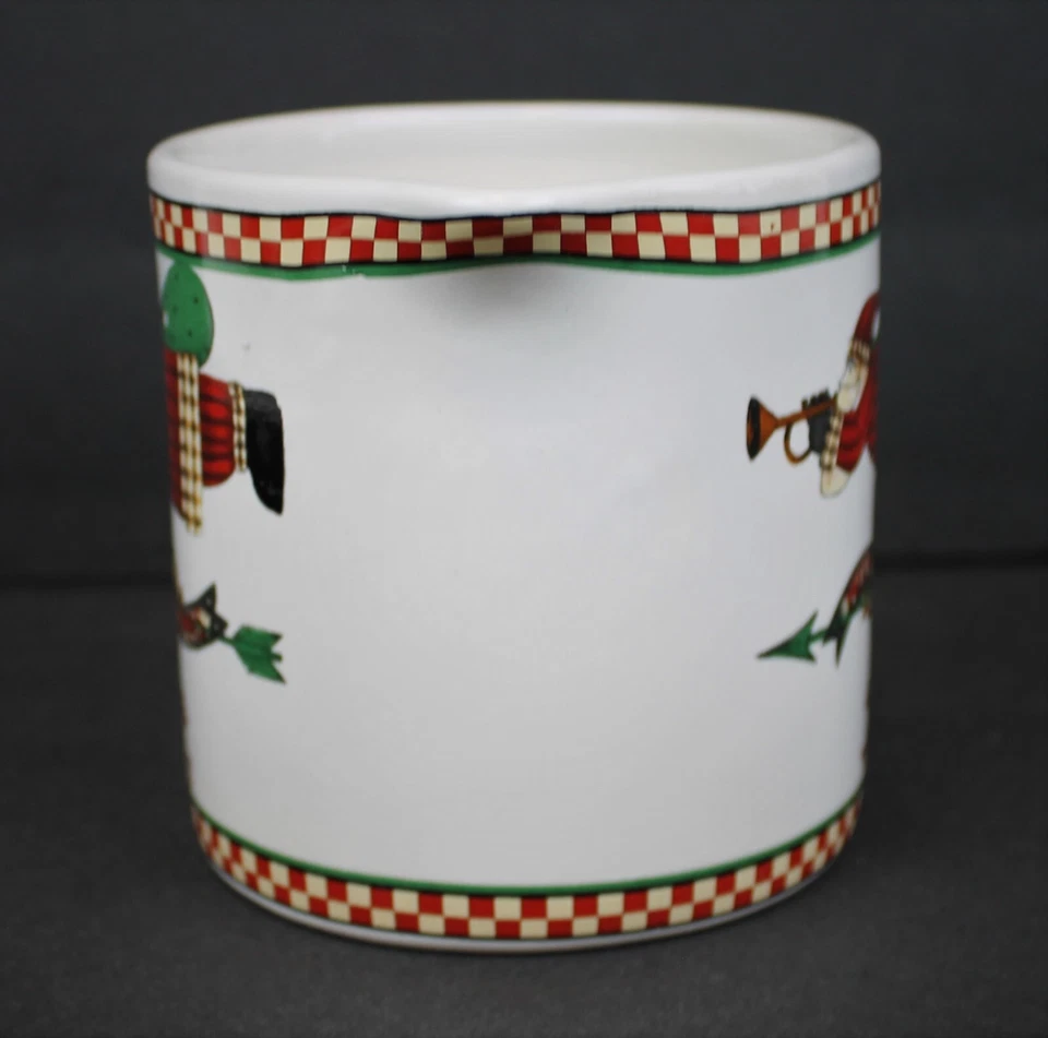 Sakura Magic of Santa Debbie Mumm Creamer Milk Pitcher Christmas Holiday Decor - Image 2 of 4