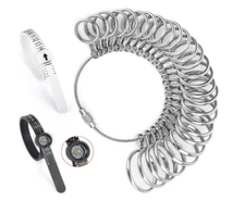 Ring Sizer Measuring Tool Set – 27 Pcs Ring Sizing Kit (0-13) with Half Sizes