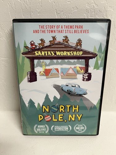 North Pole, NY Santa’s Workshop Theme park Documentary Film DVD Christmas VG