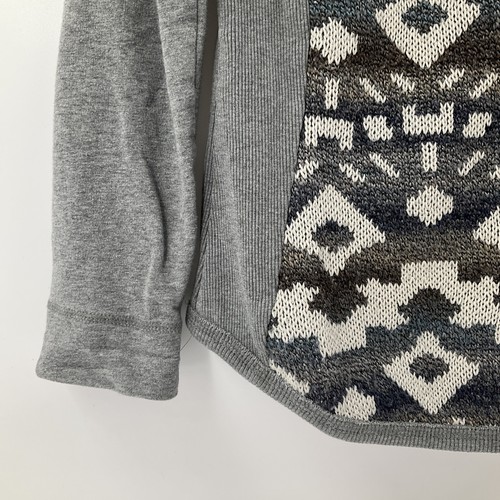 Mod o Doc Top SM Sweater Knit Front Stretch Long Sl Aztec Diamond Comfy - Picture 3 of 8