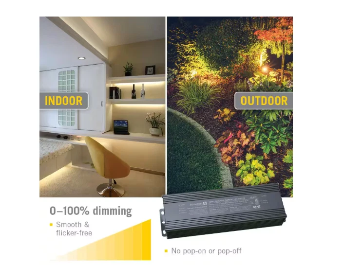 Armacost 120W 12V DC LED Driver, Universal TRIAC Dimmable Power Supply 841200 - Image 3 of 4