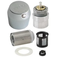 Chicago Faucet 665-Rkpabcp 1-3/4" Mvp Metering Push Handle