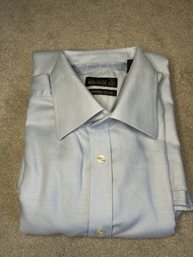 ted baker endurance shirt L Cuffs For Cuff links. 100% Cotton. Blue Collar 16 - Picture 3 of 13