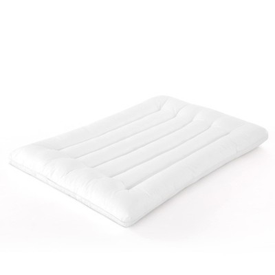 HOMBYS Ultra Thin Flat Pillow for Sleeping, Standard, White 
