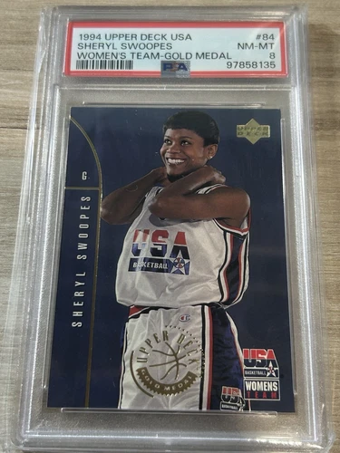1994 Upper Deck USA Basketball Gold Medal Sheryl Swoopes #84 PSA 8