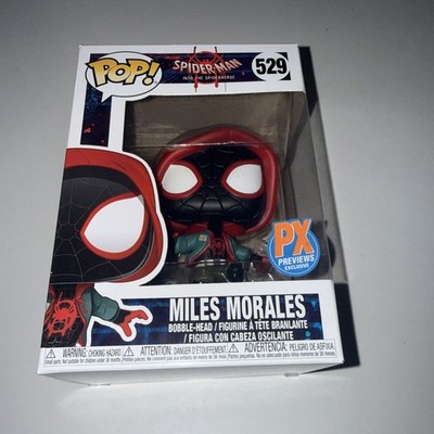 Funko Pop Marvel Spider-Man Miles Morales #529 PX Previews Exclusive w/Protector
