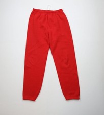Vtg 90s Streetwear Mens Medium Faded Blank Heavyweight Sweatpants Joggers USA