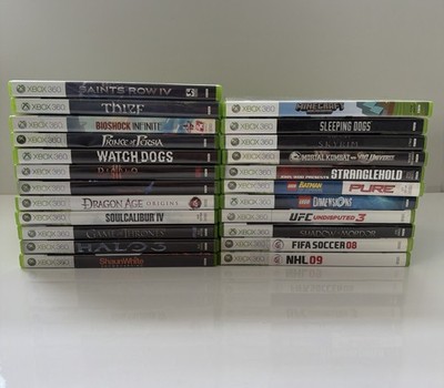 Microsoft Xbox 360 Game Lot x 23 Minecraft Halo 3 Lego Various Titles Conditions