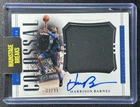 HARRISON BARNES 2018-19 NATIONAL TREASURES COLOSSAL MATERIAL JERSEY AUTO 31/99