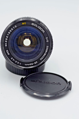 SOLIGOR MC C/D 28-55mm f3.3-4.5 MACRO ZOOM FOR Yashica/Contax (C/Y) mount