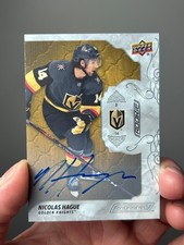 Nicolas Hague Autograph – 2023-24 Upper Deck Engrained – Vegas Golden Knights