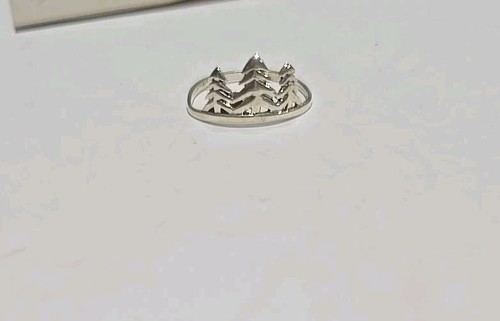 Sterling Silver 3 Three Ring Sz5.5 SR#90 - Picture 5 of 5
