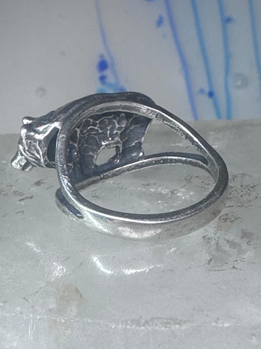 Bär Ring Vintage Band Sterling Silber Gr. 7,50 Damen Mädchen - Bild 8 von 12