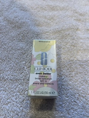 Clinique Even Better Makeup Broad Spectrum SPF 15 CN 18 Cream Whip 1oz READ