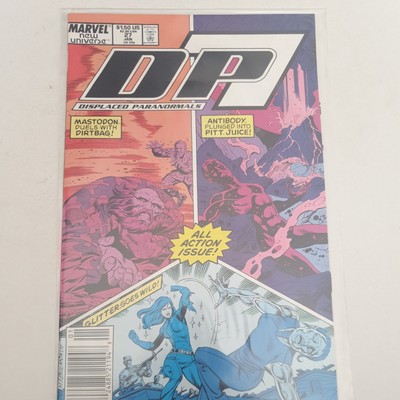 Marvel Comics D.P.7 #27 DP7 New Universe VFN+/Nm (1987) Rare Vol 1 UK Free P&P 