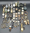 Large Lot Vtg TIMEX Wristwatches Parts Or Restoration Untested 60 Watches As-Is