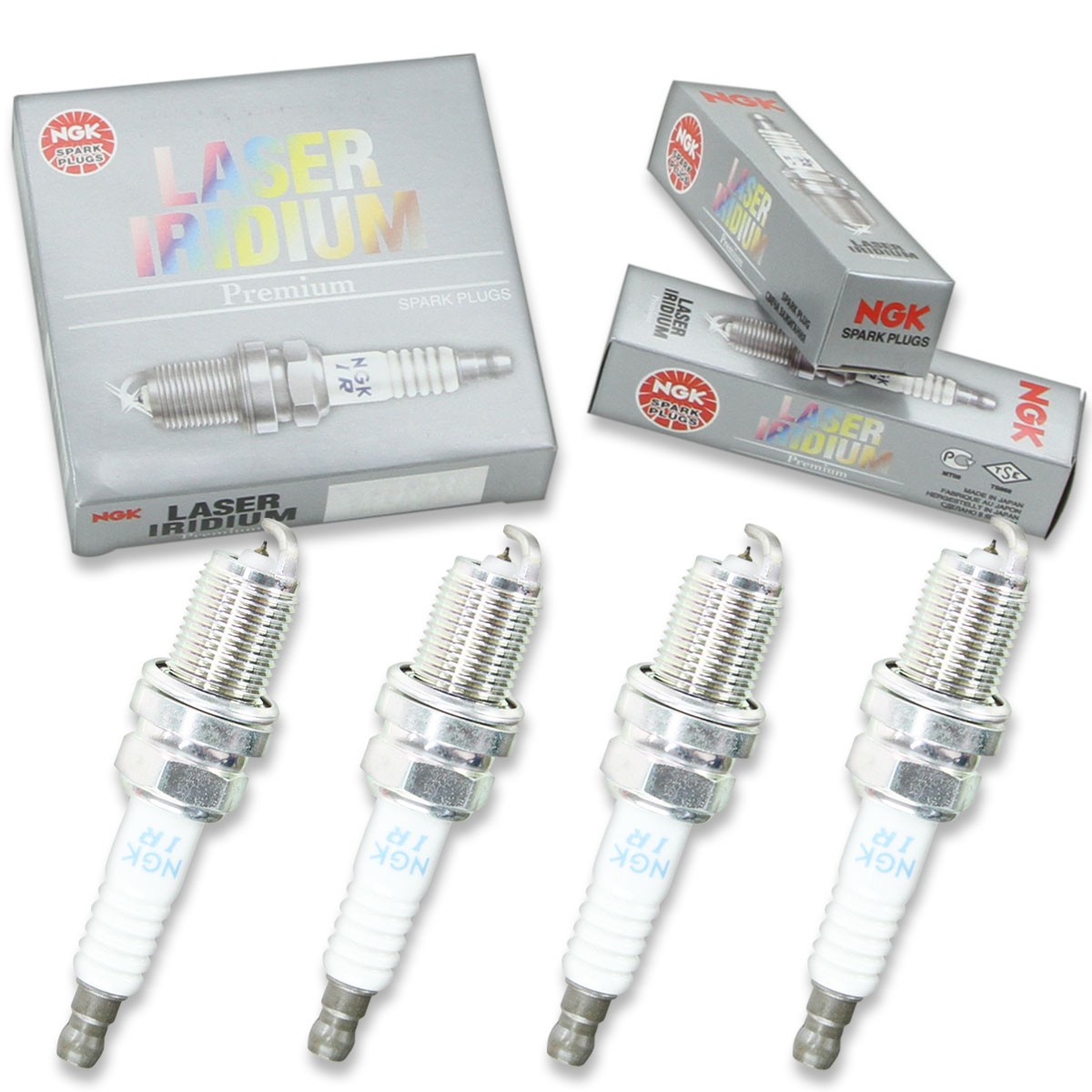 4 pcs NGK Laser Iridium Spark Plugs for 2000-2003 Suzuki Vitara 2.0L  2.0L kw