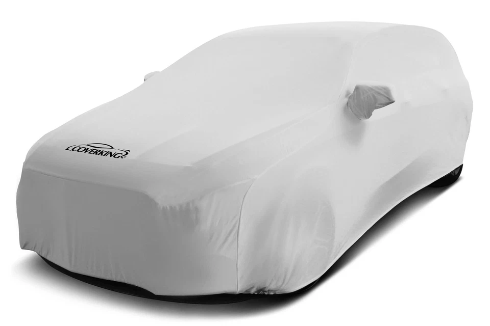 For Dodge Ram 3500 95-97 Satin Stretch Indoor Pearl White Custom Car Cover — 第 4/4 张图片