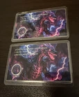 Lot of 2 Lightningblood Leviathan Dragon 1 Gram .999 Silver Cards HayleyBugMint