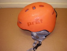 Pret Snowboard Helmet Orange Large READ DESC