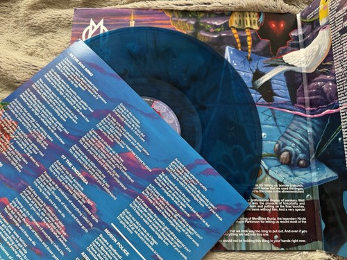 Moron Police A Boat On The Sea Blue Vinyl LP Used Mint - Picture 3 of 3