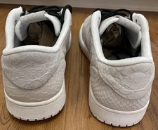 Nike Air Jordan 1 Low Sz 10 Men Lot  Jumpman Snake Grey