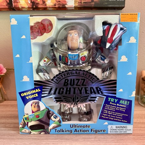 Intergalactic Buzz Lightyear Disney Toy Story 1995 Thinkway Toys Figure NEW NIB