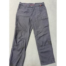 Bulwark FR Work Pants Mens 38x34 Dark Gray Flame Resistant FR Cargo Pockets