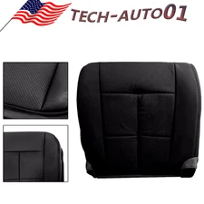 Black Bottom DRIVER Perforated Leather Seat Cover for 2007-12 Lincoln Navigator