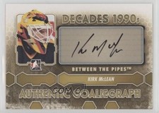 2012-13 ITG Between the Pipes GoalieGraph Kirk McLean #A-KM Auto td8