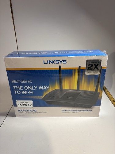Linksys EA7500 Max-Stream AC1900 MU-MIMO Gigabit 1300 Mbps 4 Ports 1000 Mbps...