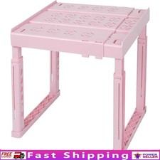 Adjustable Metal Locker Shelf Stackable Organizer Easy Assembly School Gym New