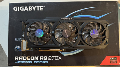 Gigabyte AMD Radeon R9 270X Grafikkarte 4GB GDDR5