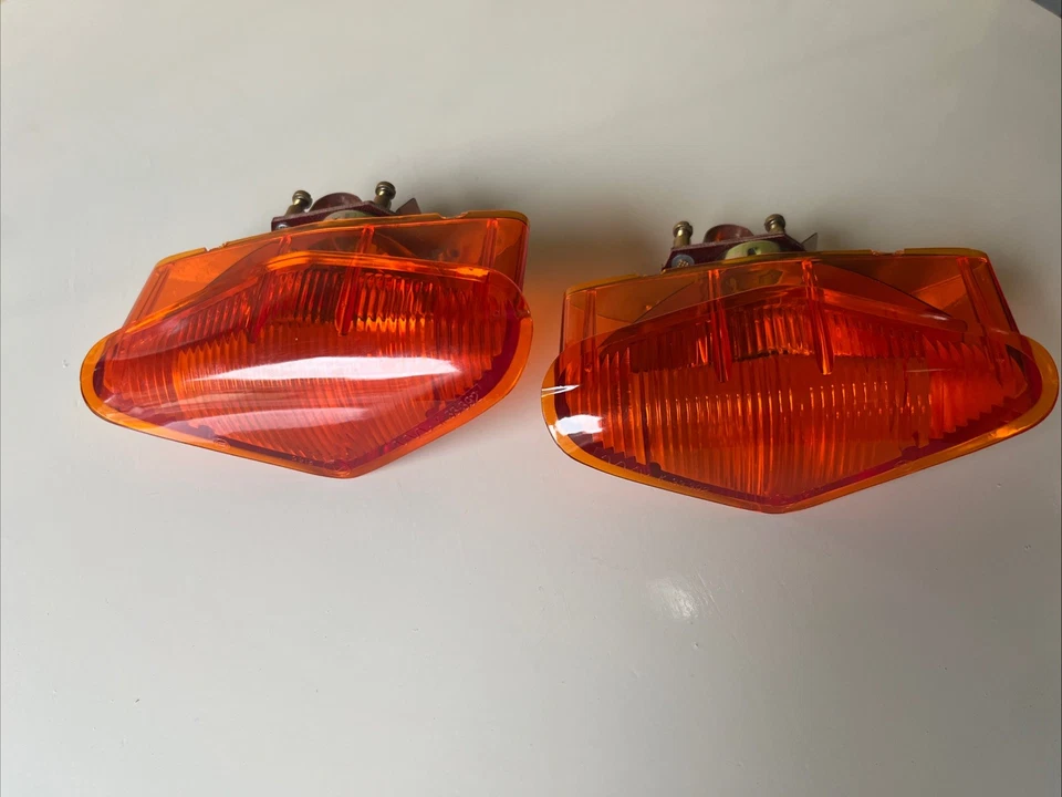 2x luces indicadoras ámbar para Mercedes 220SE 280SE 3.5 cupé W111 W108 W109 W112 Foto 2 de 4