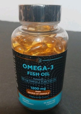AROMEL OMEGA-3 FISH OIL 1200mg 90 soft gel capsules