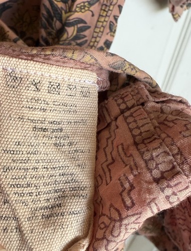 Kinga Csilla Dress Size AU 10 /US 6 Midi Hand Block Printed Earthy Floral Boho - Picture 9 of 15